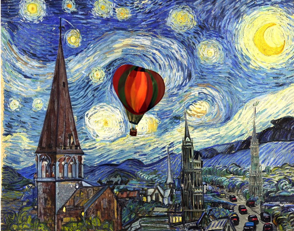 Die Sternennacht von Vincent Van Gogh