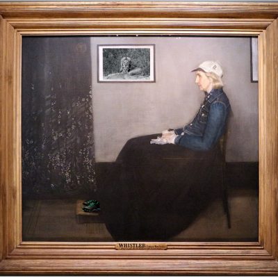Whistler's Mother with frame edited