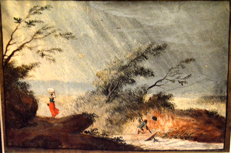 Lake with Paddle Boat