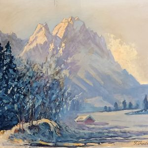 Bergblick auf Karwendel